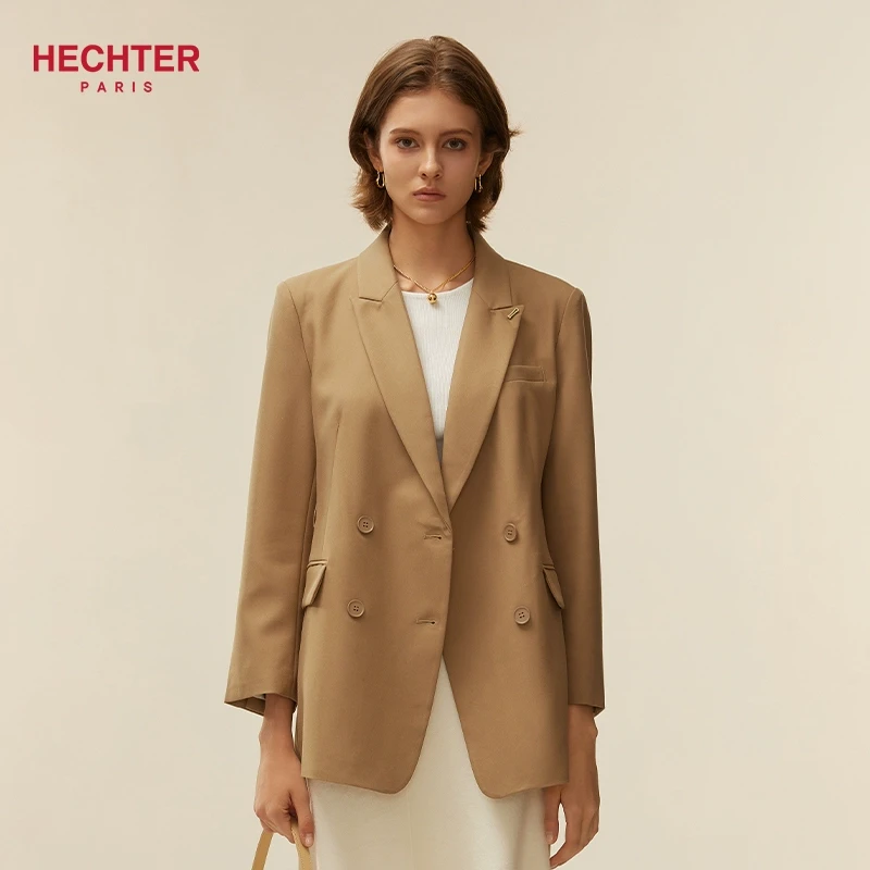HECHTER西装外套女西服休闲春秋短款高端商务通勤上衣GJ02007