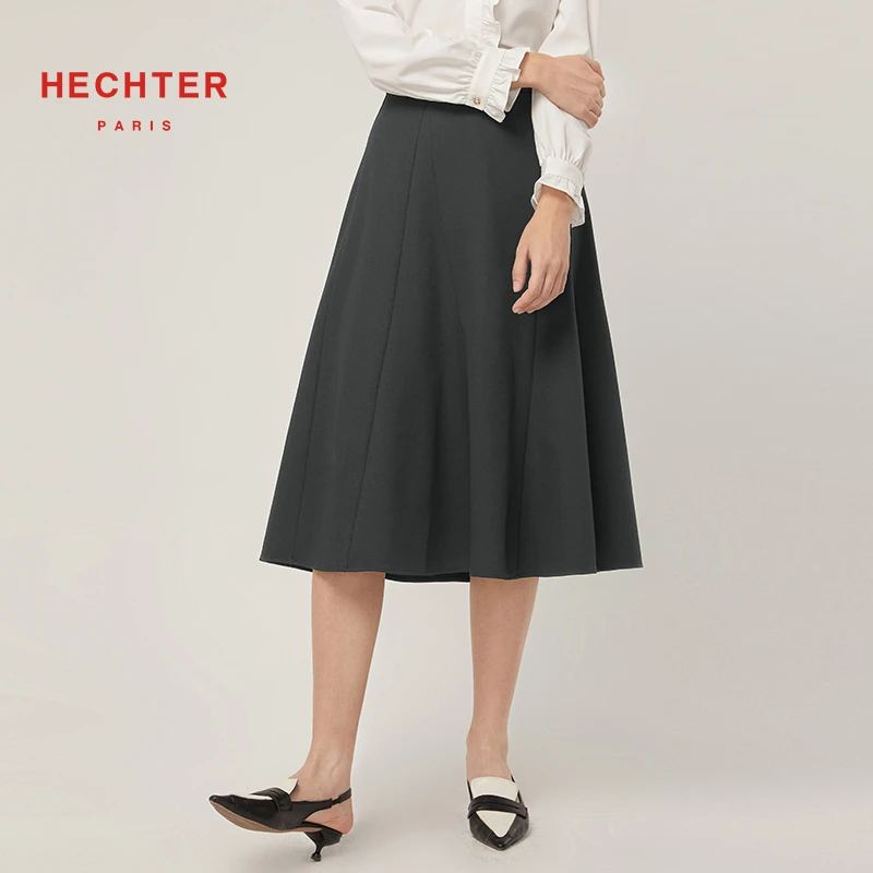 Daniel Hechter/丹尼爱特中长裙a字裙女士显瘦半身裙春夏GD01904