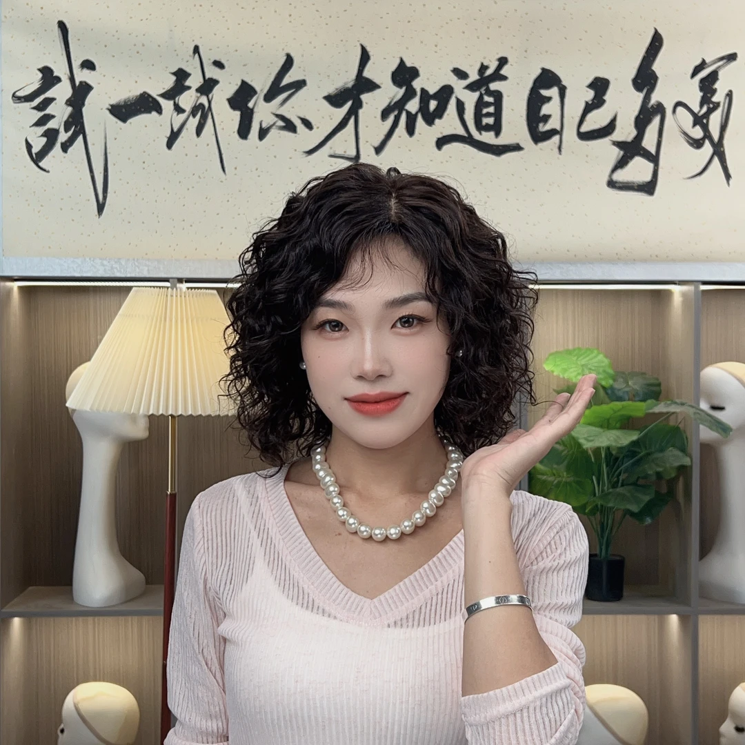 【全手织波波卷发】假发女双递针全真发头套任意分缝大头皮返潮复古