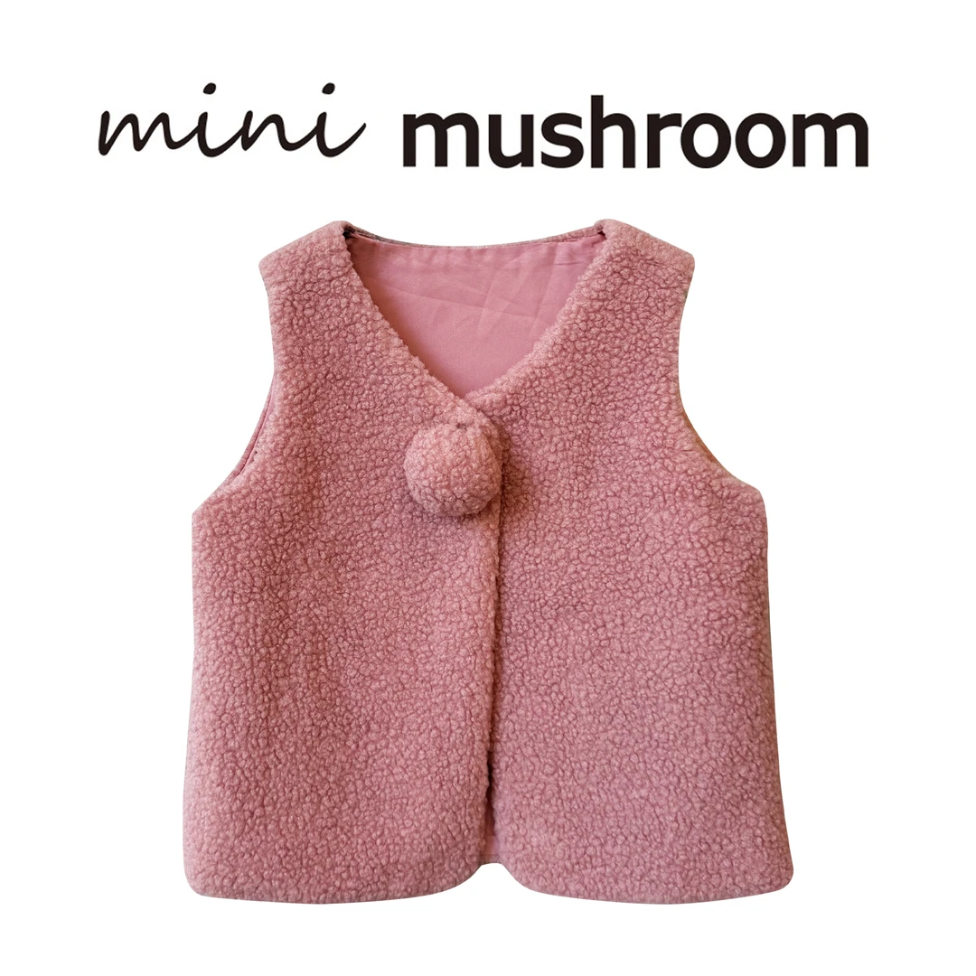 【断码价】秋冬新款  儿童可爱百搭球球马甲