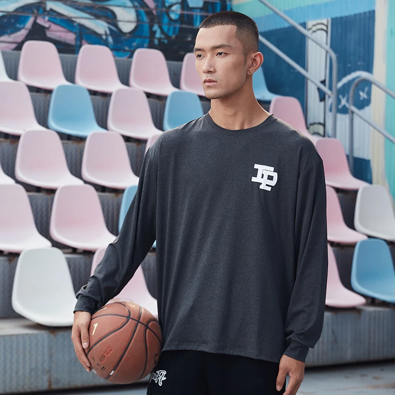 TIP-OFF蝴蝶效应美式复古篮球运动训练速干长袖投篮服上衣T恤宽松