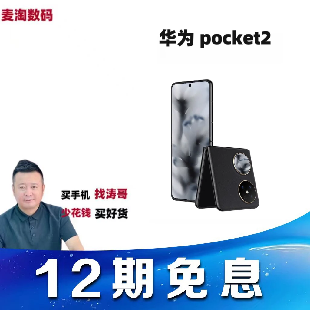 99新 Huawei/华为 pocket2【涛哥】全焦段四摄鸿蒙系统二手优品