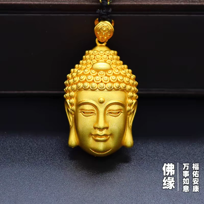 合金吊坠 大小款  佛头吊坠