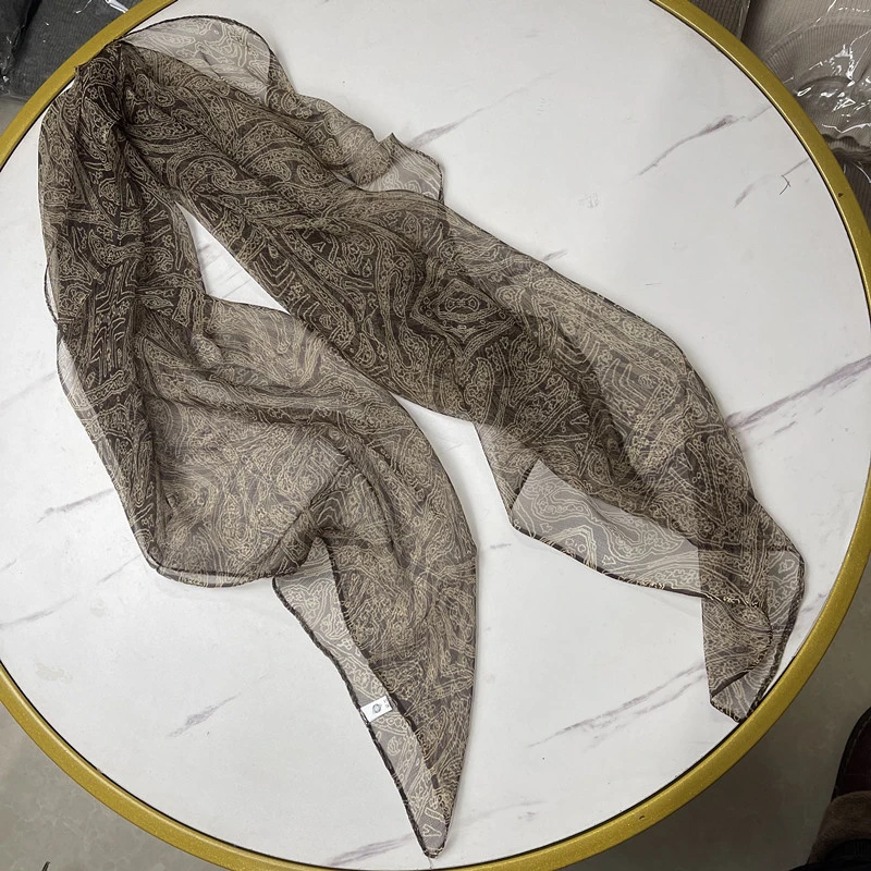 杭州丝巾女薄款百搭围巾女夏季防晒纱巾女时尚领巾围巾保暖丝巾女