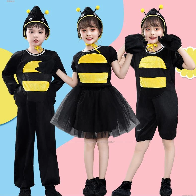 FAVMARTHA六一儿童演出服迷路的小蚂蚁幼儿园卡通话剧蚂蚁过河动