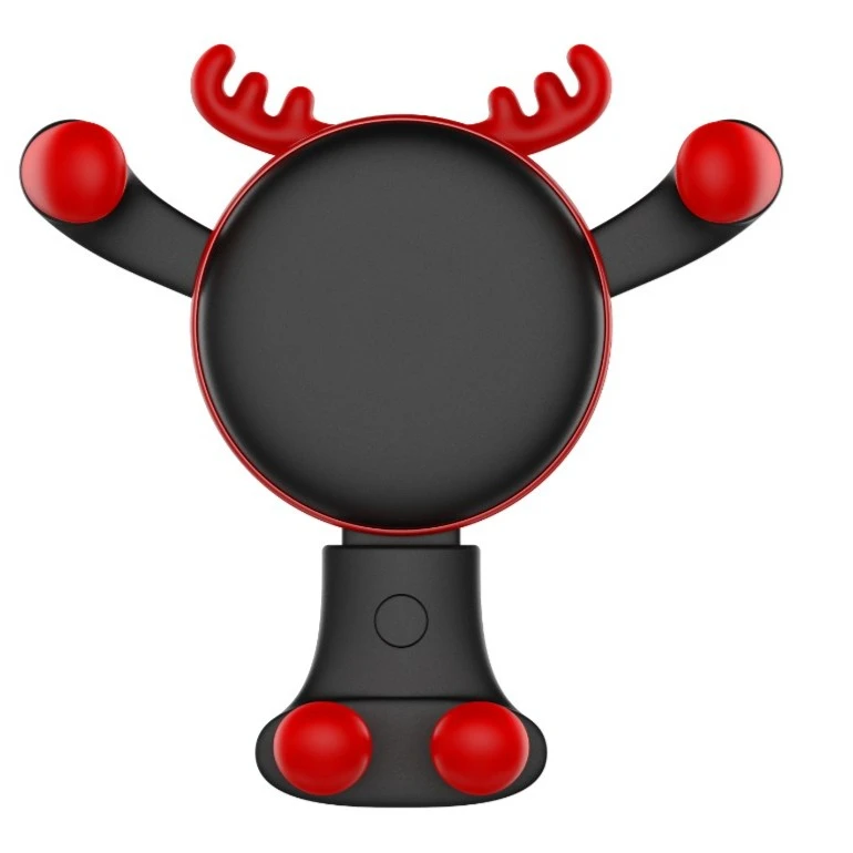 一鹿平安手机车载支架出风口无线充电重力感应固定导航架