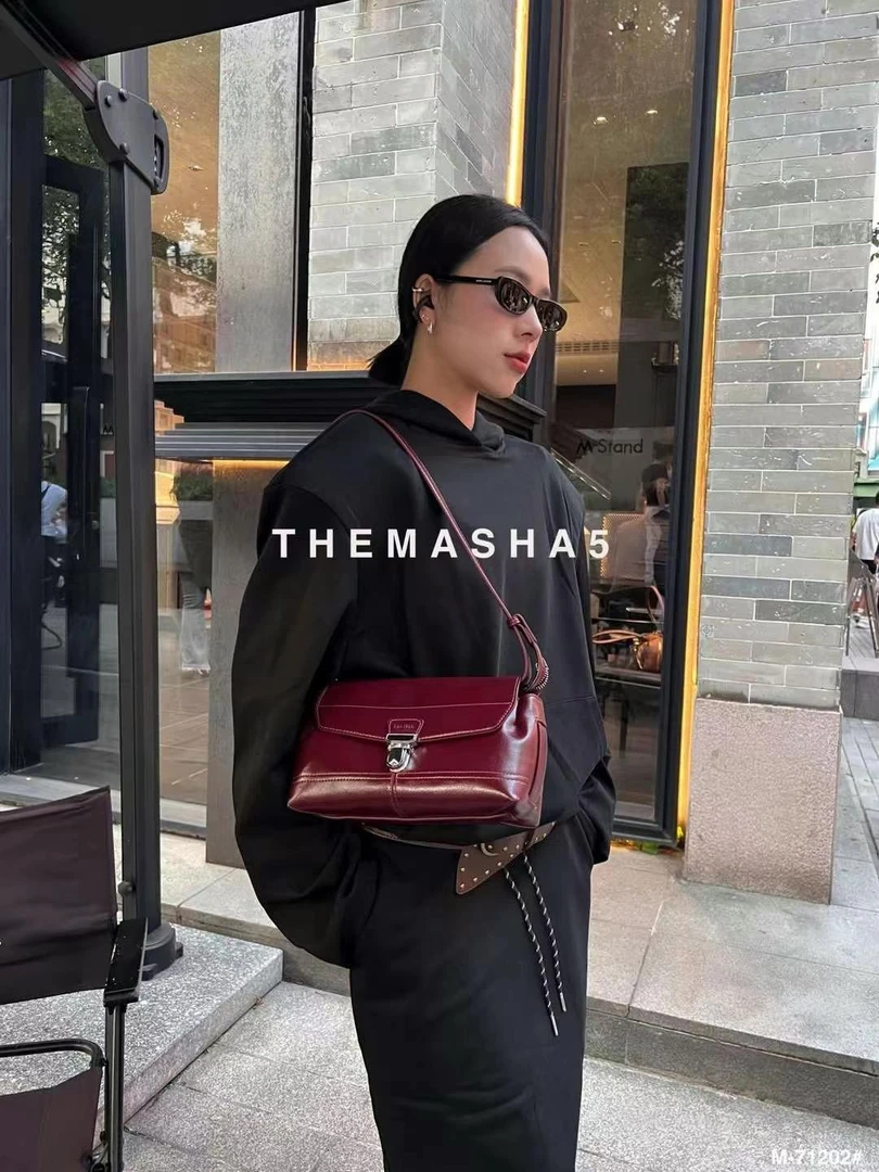 2024秋冬新款雅丹风腋下潮流复古单肩斜挎包时尚女包 71202