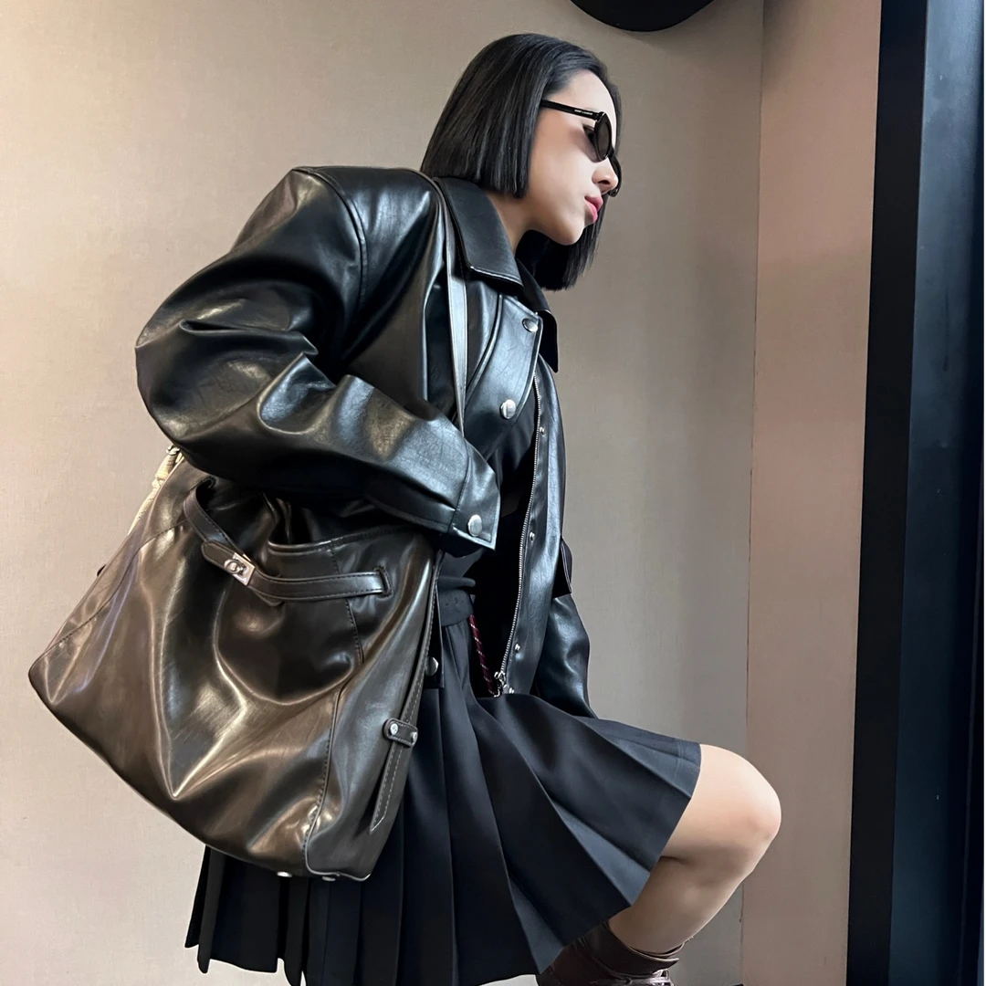 2025 玛莎新款时尚潮流单肩斜挎包复古休闲韩版女包  9853