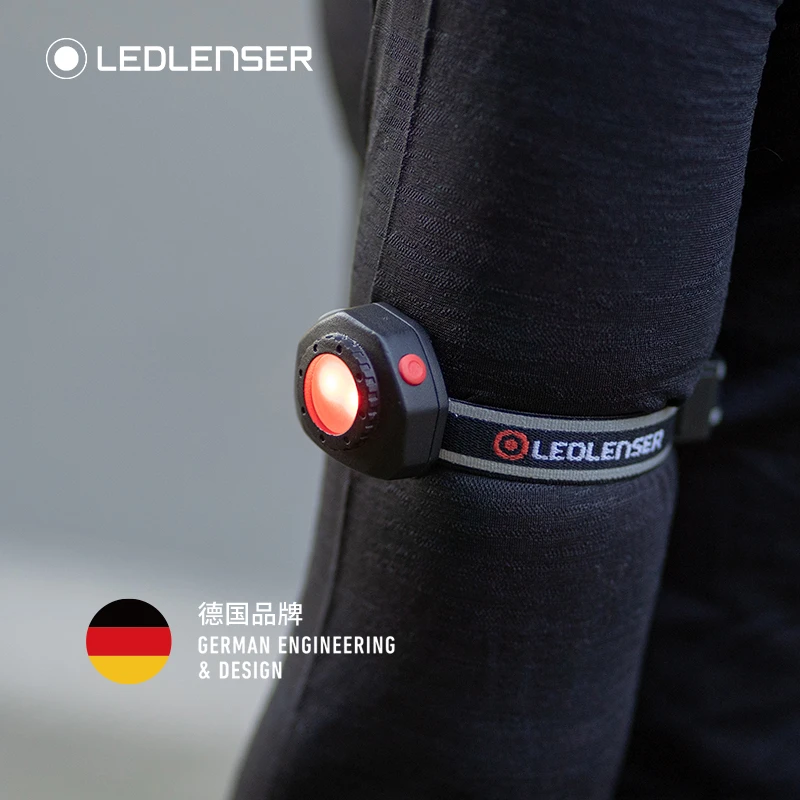 莱德雷神德国CU2R户外运动LED夜跑便携手臂灯超长续航LEDLENSER