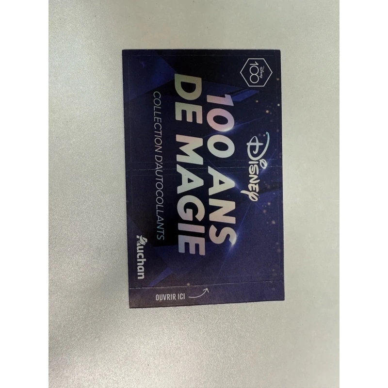 迪士尼100周年撕撕卡