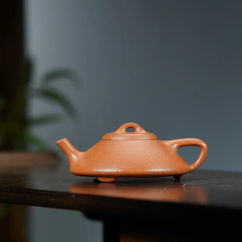 W1357踏奇茶器金降坡合瓢150cc左右紫砂壶