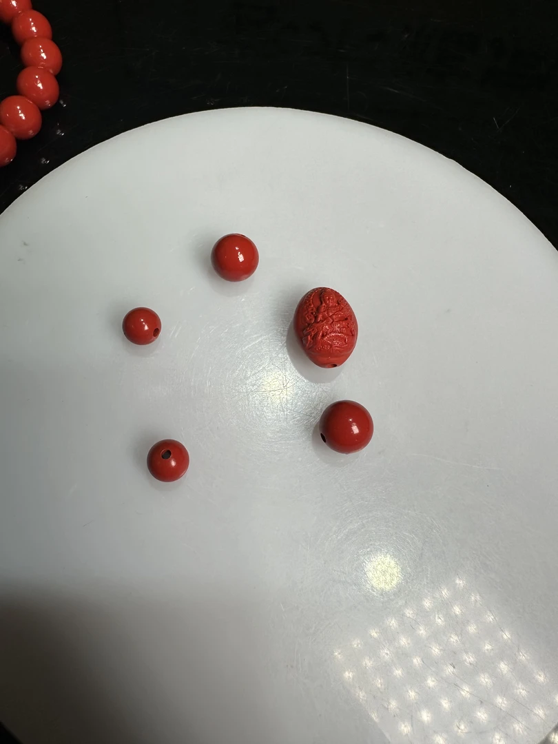 非金属吊坠 百搭红色素圈精美