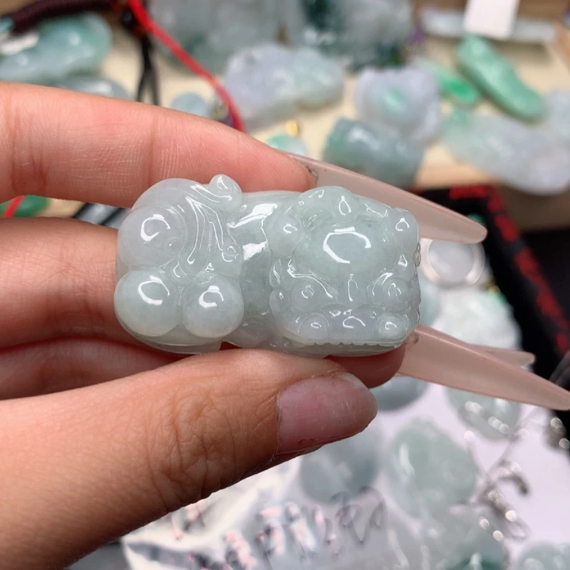 【闪购商品】翡翠颈饰未镶嵌貔貅吊坠