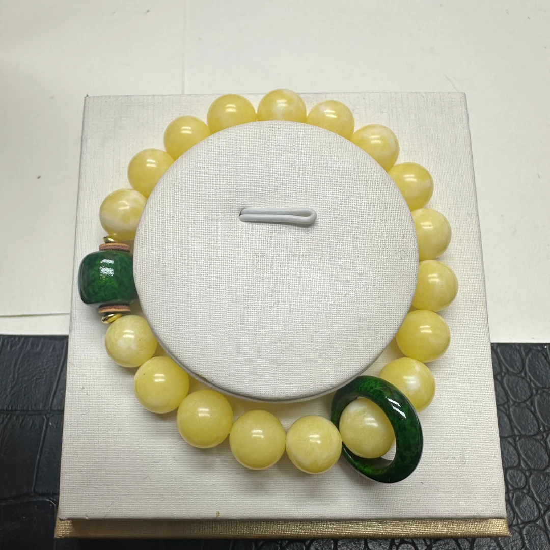 [沐言优选]DIY10m带跑环手链A211