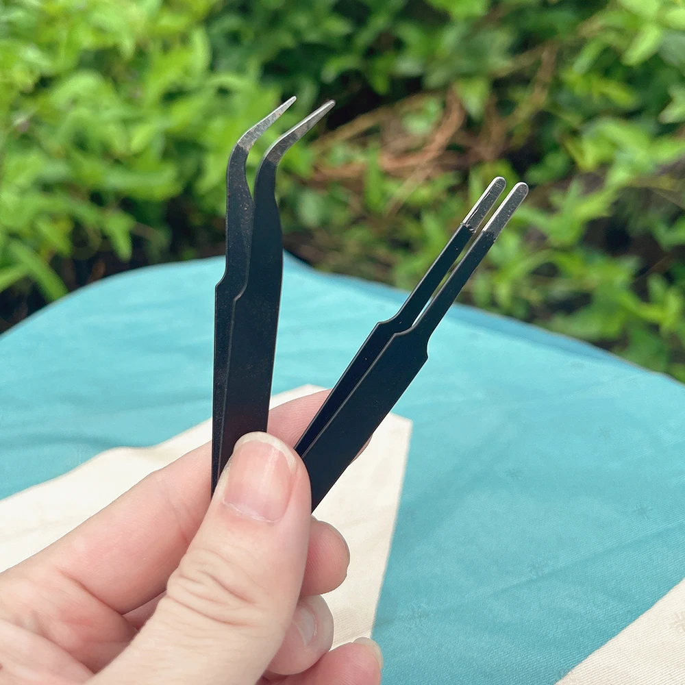 多肉植物种植镊子种植工具弯头直头镊子