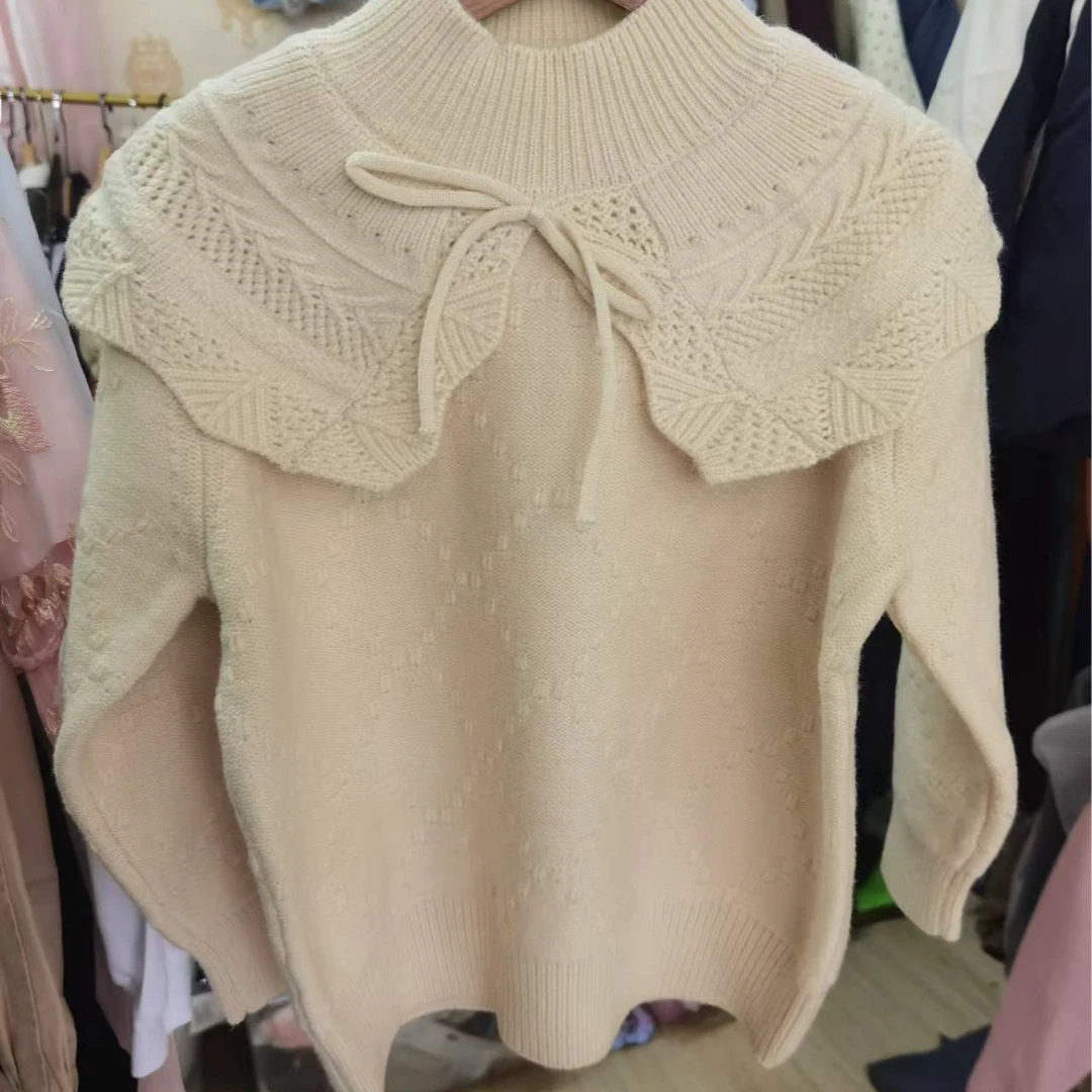 儿童卫衣外套毛衣马甲尾货童装实体店时尚百搭韩版秋冬拼色宽松