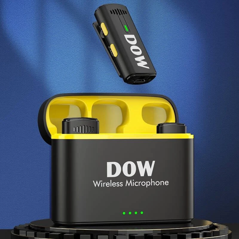 D【卡总专属】DOW多维一拖二无线领夹麦专业充电