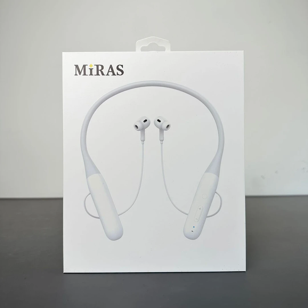 MIRAS sports运动颈挂式耳机蓝牙自动充电音效