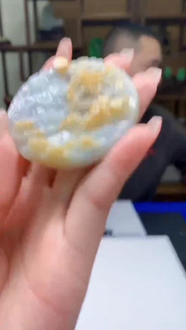 【闪购商品】定制翡翠未镶嵌5143JJ-毛货挂件15