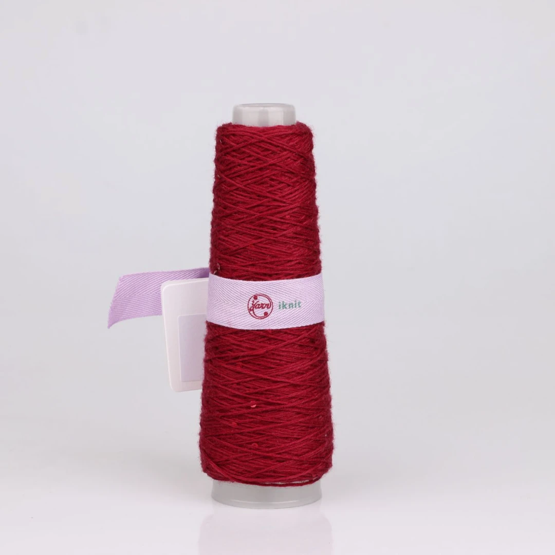 iknit 晖雅 手编中细线 98%羊毛 2%珠片 50克 166m 编织创意