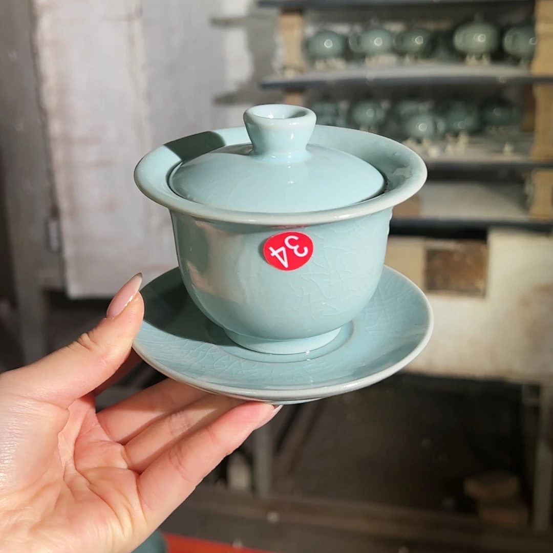 【闪购商品】瓷手工盖碗