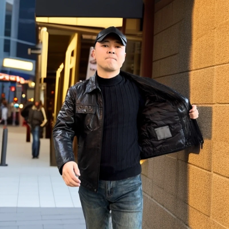 186海宁头层牛皮鹅绒皮夹克男士冬季加绒加厚