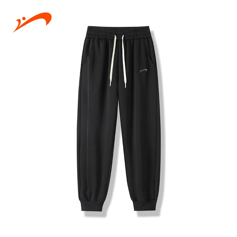 贵人鸟裤子秋季新款宽松针织百搭休闲裤运动潮流时尚长裤GRN1815K