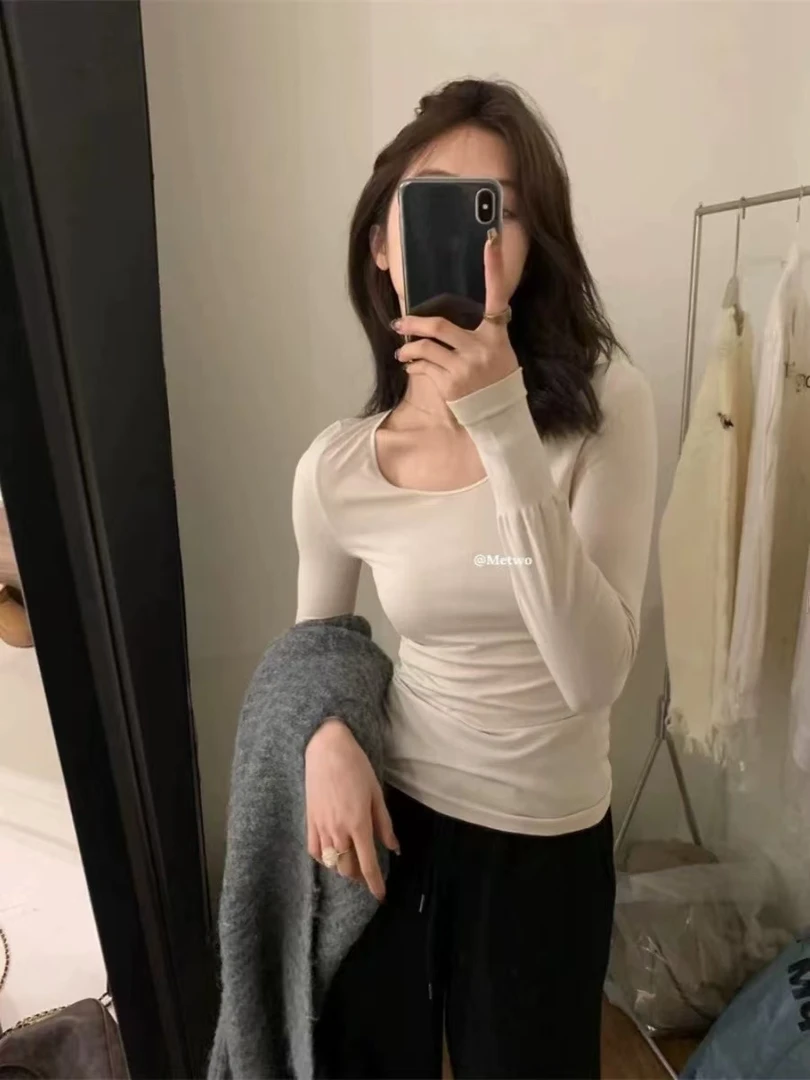 【叙旧姑嫂】推荐百搭保暖打底t恤发热衣 007