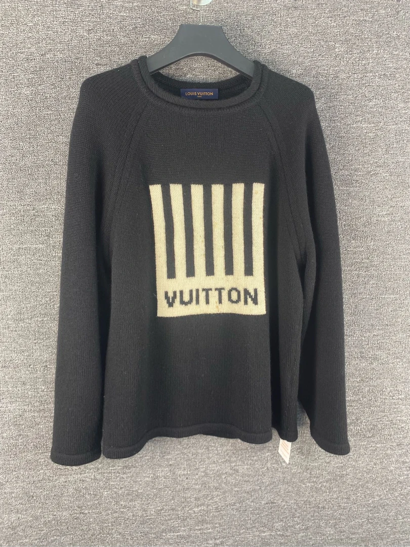 LouisVuitton/路易威登 钢琴键羊毛针织毛衣/XL/99新
