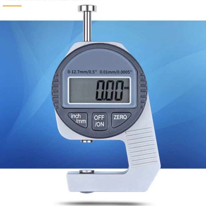 数显迷你测厚仪测试纸张薄膜板材珍珠钢材管子测厚规仪器