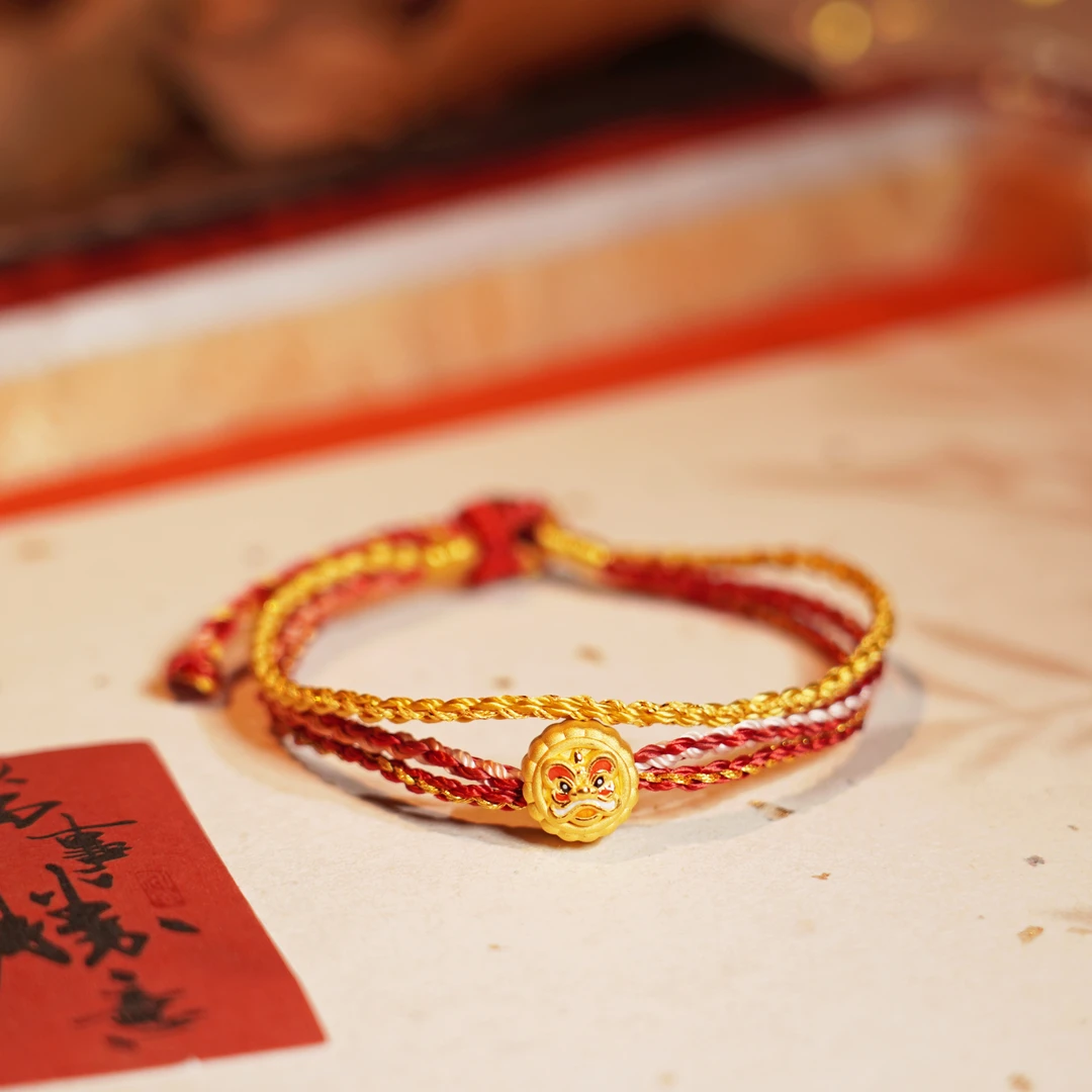 吉珂【承睿】黄金手链手工编织