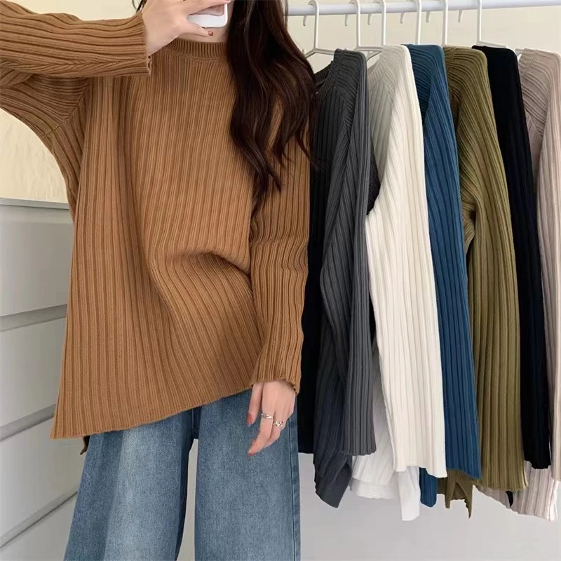 孕妇装毛衣女秋冬潮妈长袖上衣小个子显瘦针织孕妇打底衫