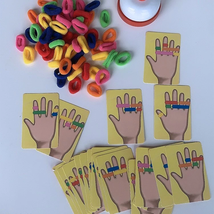 手指套圈圈游戏 儿童益智玩具桌面游戏套装多人互动幼儿园教具