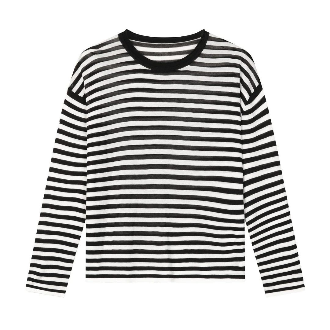 时尚百搭纸片人打底衫显白懒人单品M6901