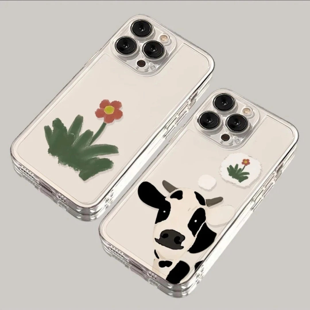 老牛吃嫩草适用iPhone15/13苹果14手机壳11/12华为vivo小米oppo软