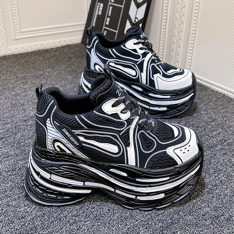 10厘米内增高老爹鞋女厚底2024秋季新款百搭韩版爆款休闲运动鞋潮