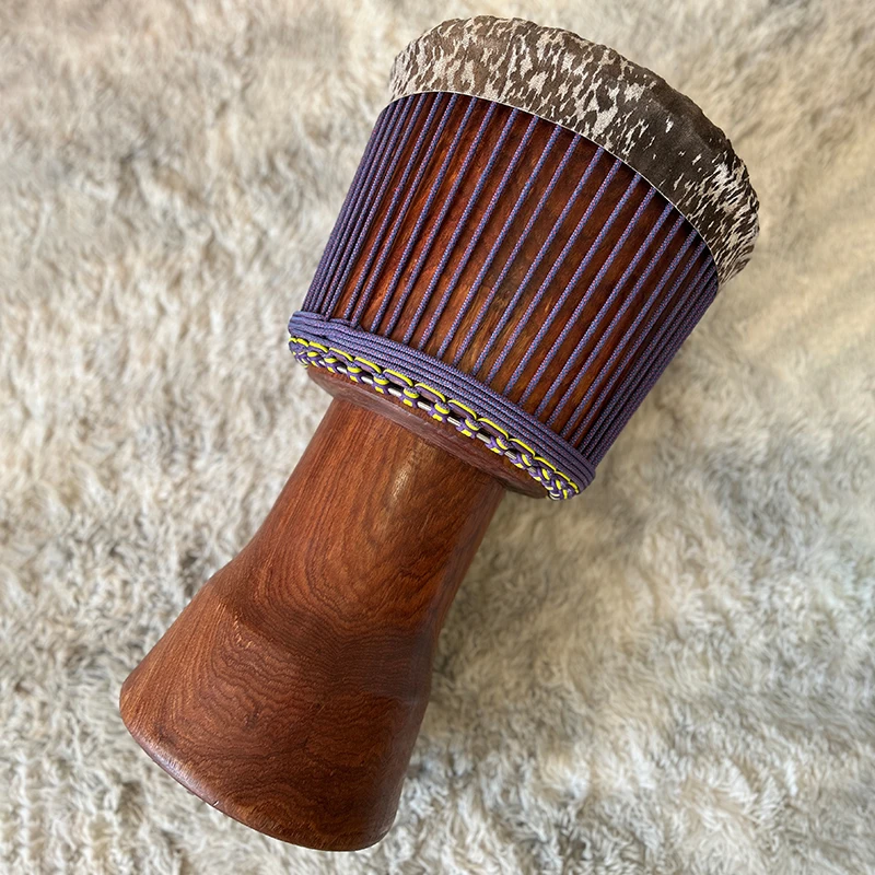 西非几内亚马里原产翻毛山羊皮非洲鼓13寸巴拉风专业曼丁非洲手鼓