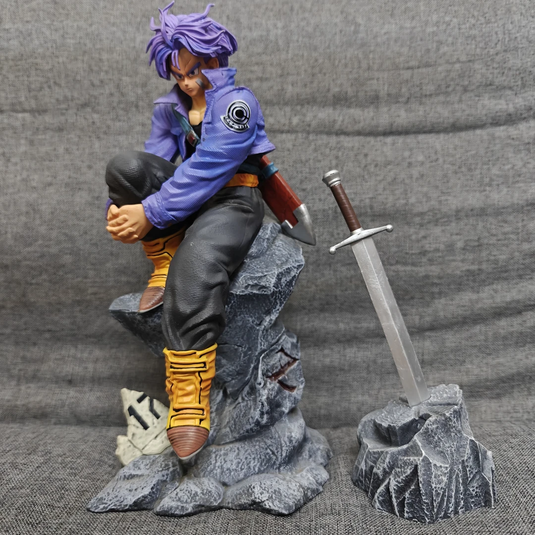 手办龙珠 最后的战士特兰克斯背剑场景悟空鸣人赛亚人艾斯之系列