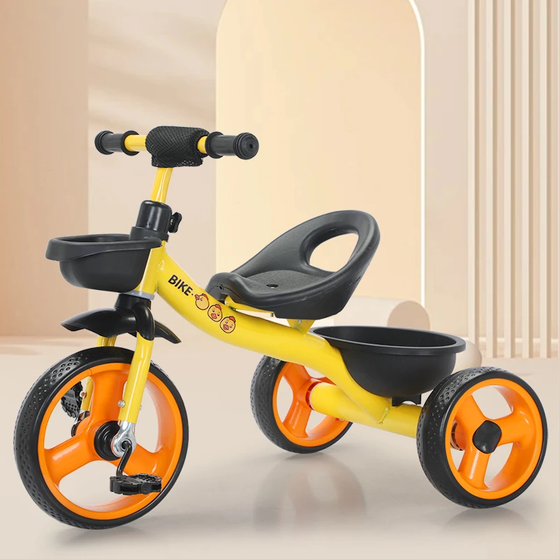 福利2-6岁身高85-110CM宝宝学习车锻炼车三轮车发泡轮发货