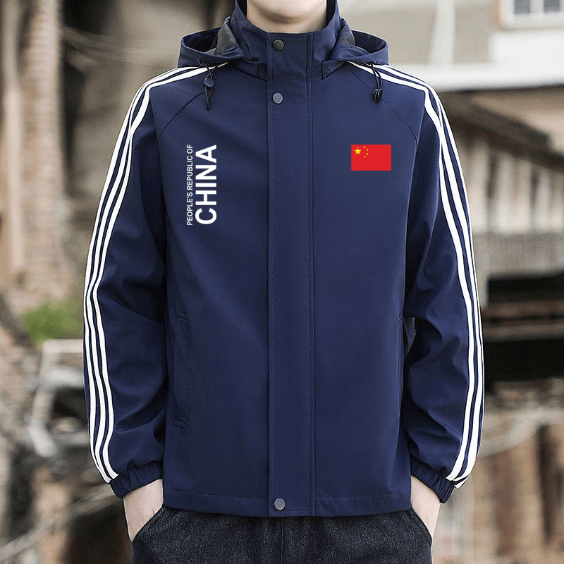 中国国家队运动夹克外套男女春秋冬季加厚田径篮球训练风衣休闲服