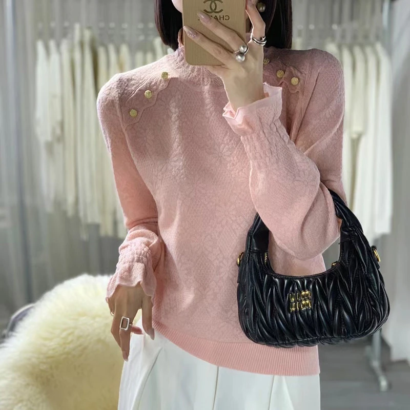 【201—300】早春2024针织上衣气质开衫百搭女装时尚