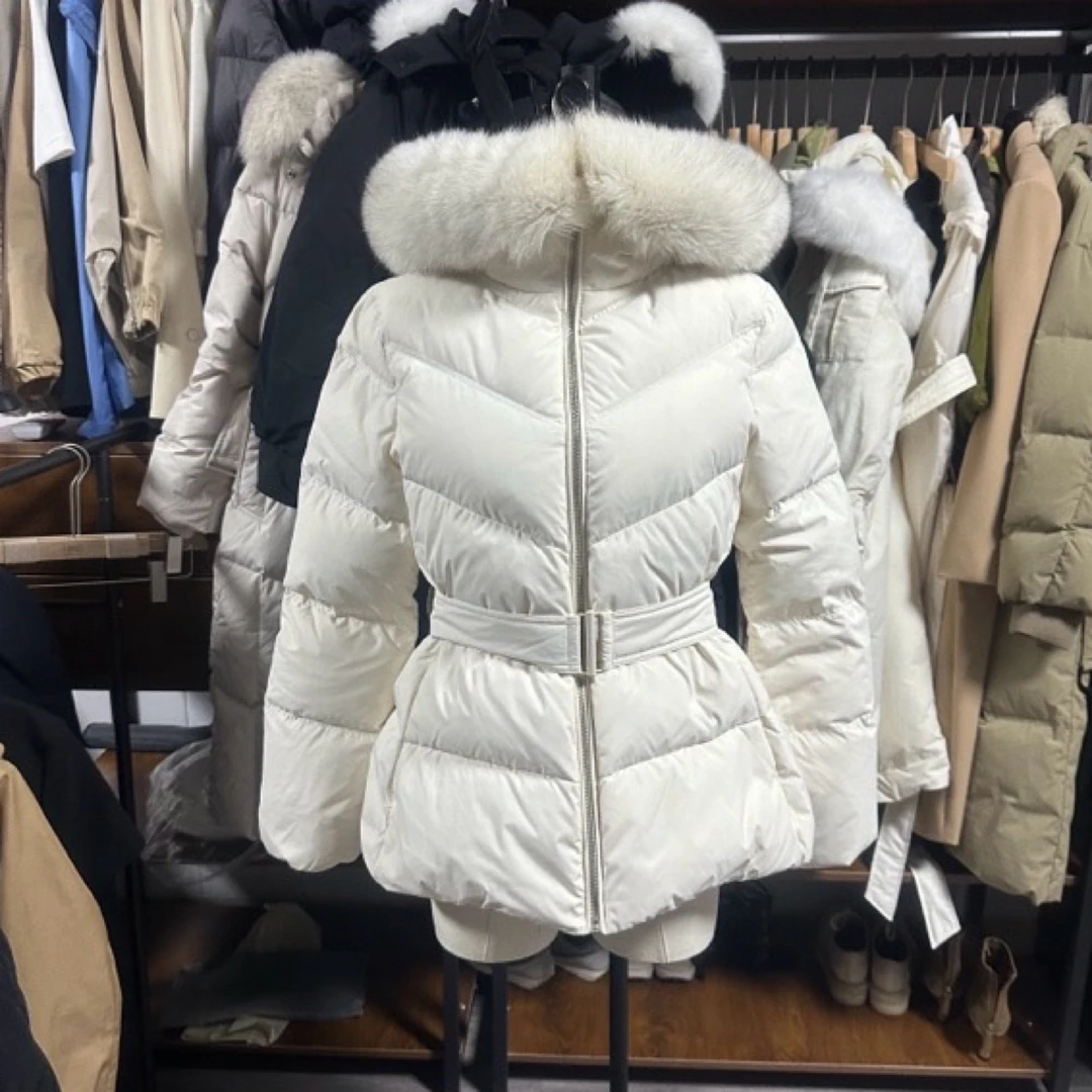 狐狸毛领八零鹅绒女短款10款羽绒服