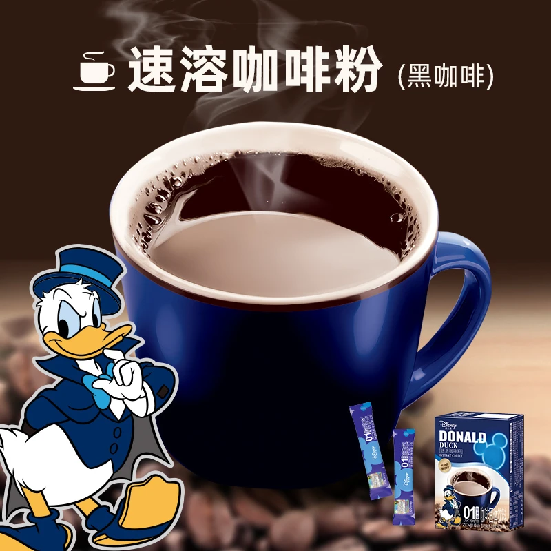 Disney/迪士尼速溶运动黑咖啡意式高温烘焙健身办公提神无蔗糖