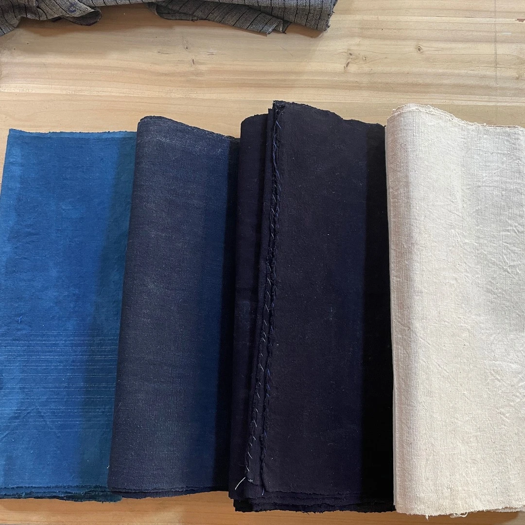 yaozhiya/瑶织娅纯手工纺织土布/ 纯色土布 可定制透气
