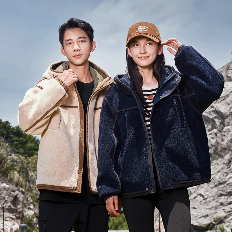 摇粒绒羽绒服冬季户外运动男女同款秋冬90绒保暖YE4B011267P
