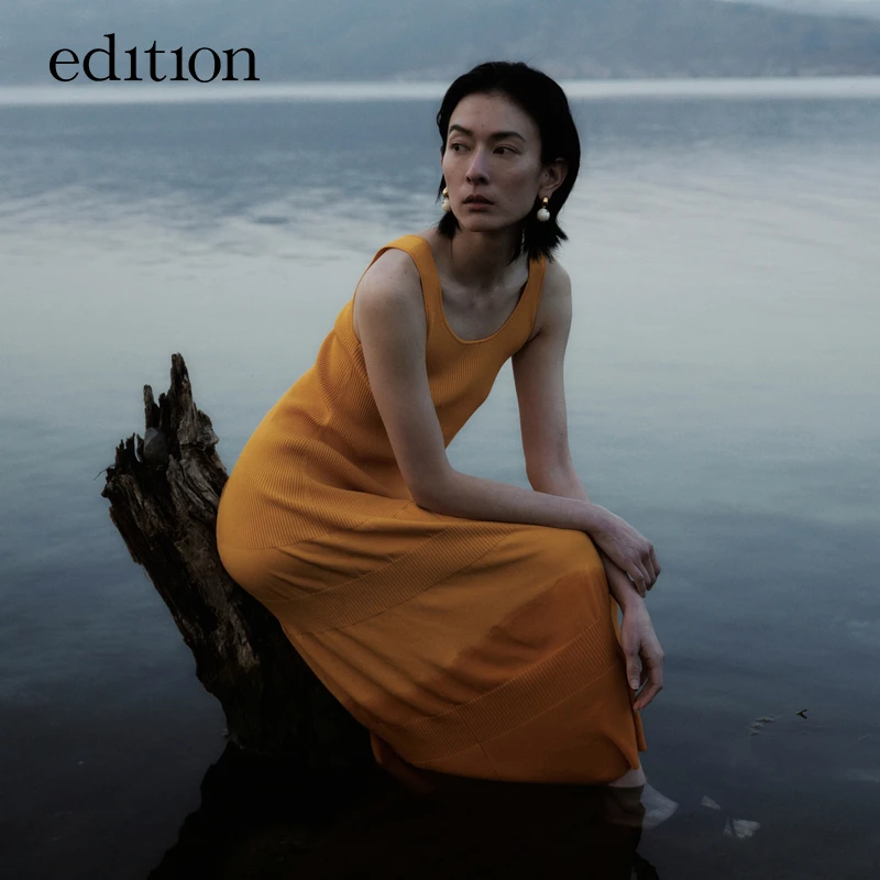 【赵老板专属】edition度假风无袖气质针织连衣裙#EBB2DRS022