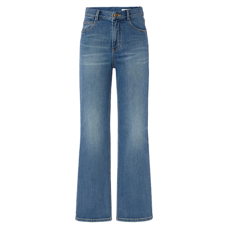 【商场同款】edition复古微喇宽松牛仔裤女EBC1JEN007#EBD1JENT08