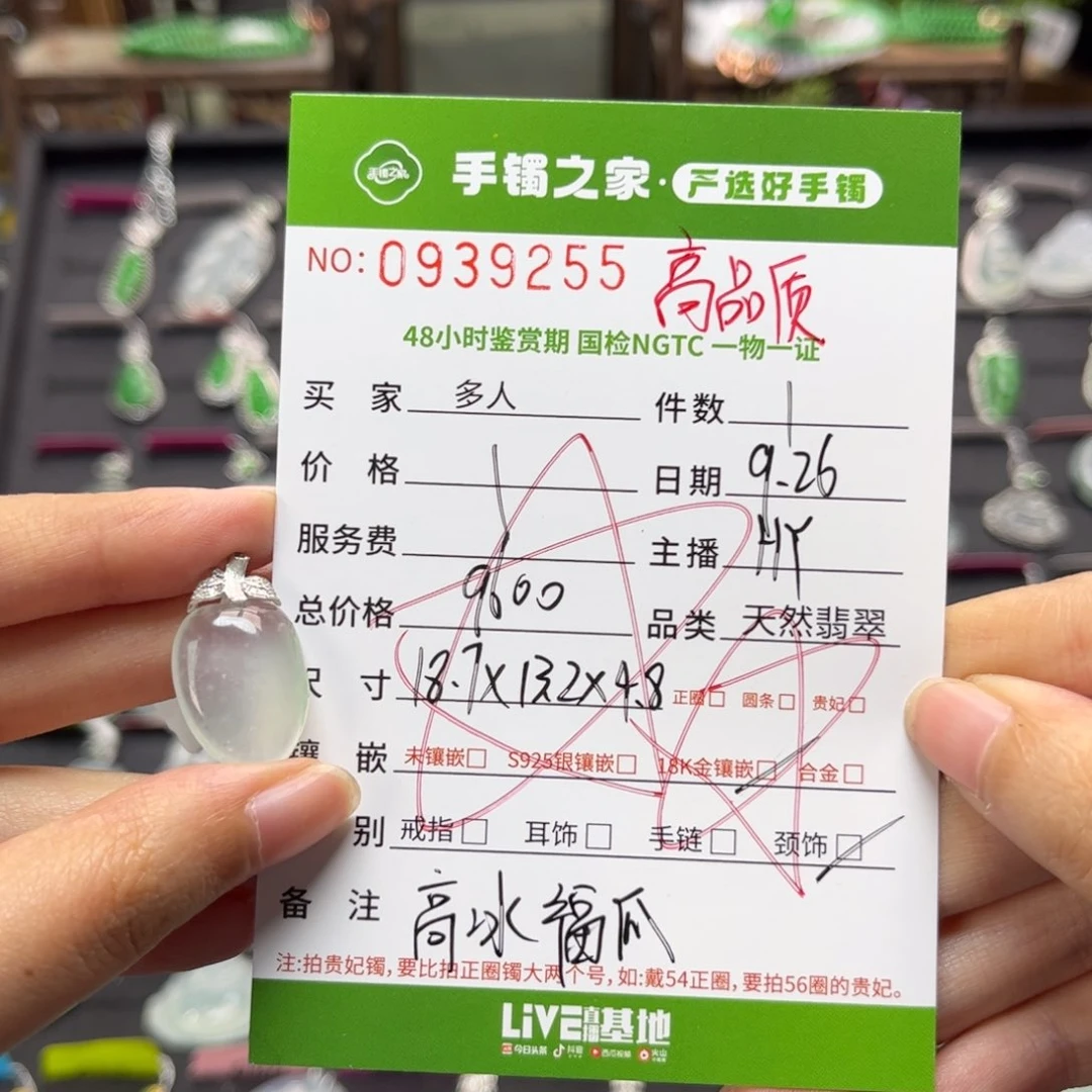 【闪购商品】翡翠颈饰18K金镶嵌00000000000
