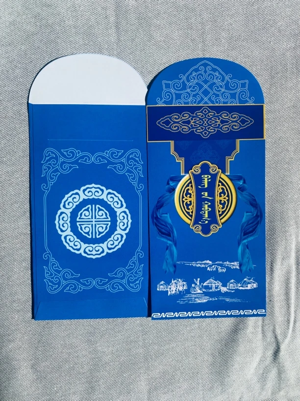 蒙古元素红包婚礼寿礼红包