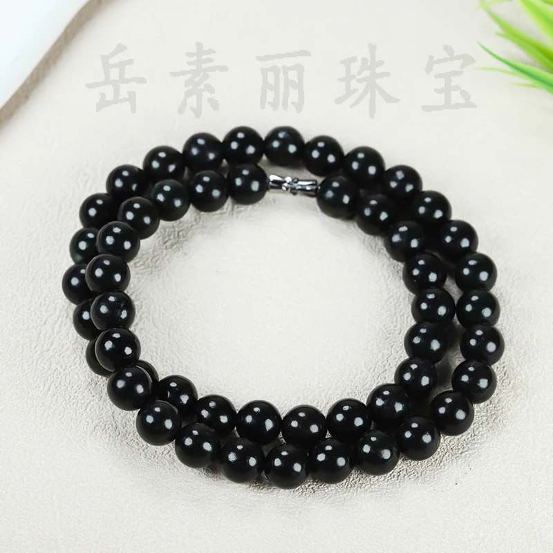 天然药王石 卡10mm项链